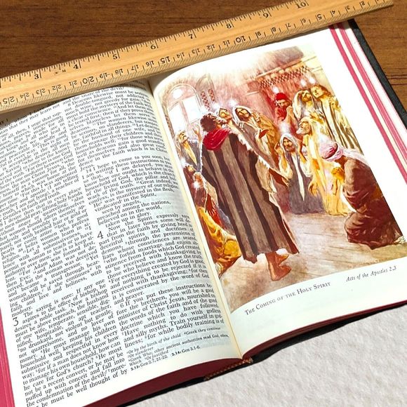 Holy Bible w/ Concordance Nelson 1962 Revised Standard Version Illustrated Maps - Picture 6 of 16